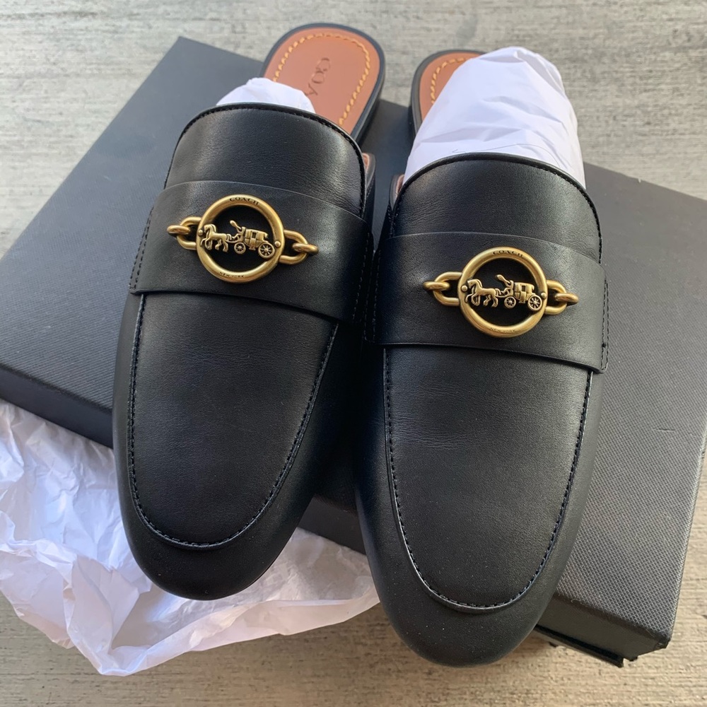 Coach Scotty Ltr Black Slides
